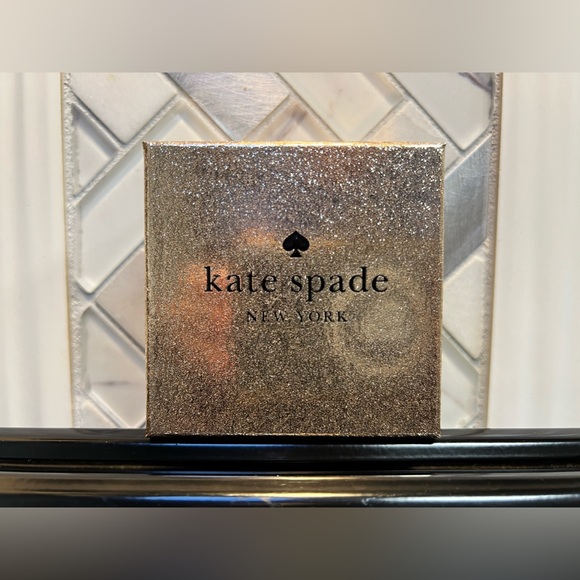 NIP Kate Spade Yours Truly Pave Heart Mini Pendant Necklace and Stud Set - Picture 3 of 9